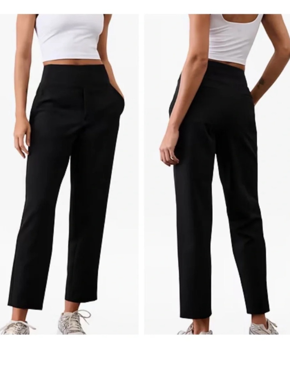 Athleta Endless High Rise Black Pant Size 6 Tall